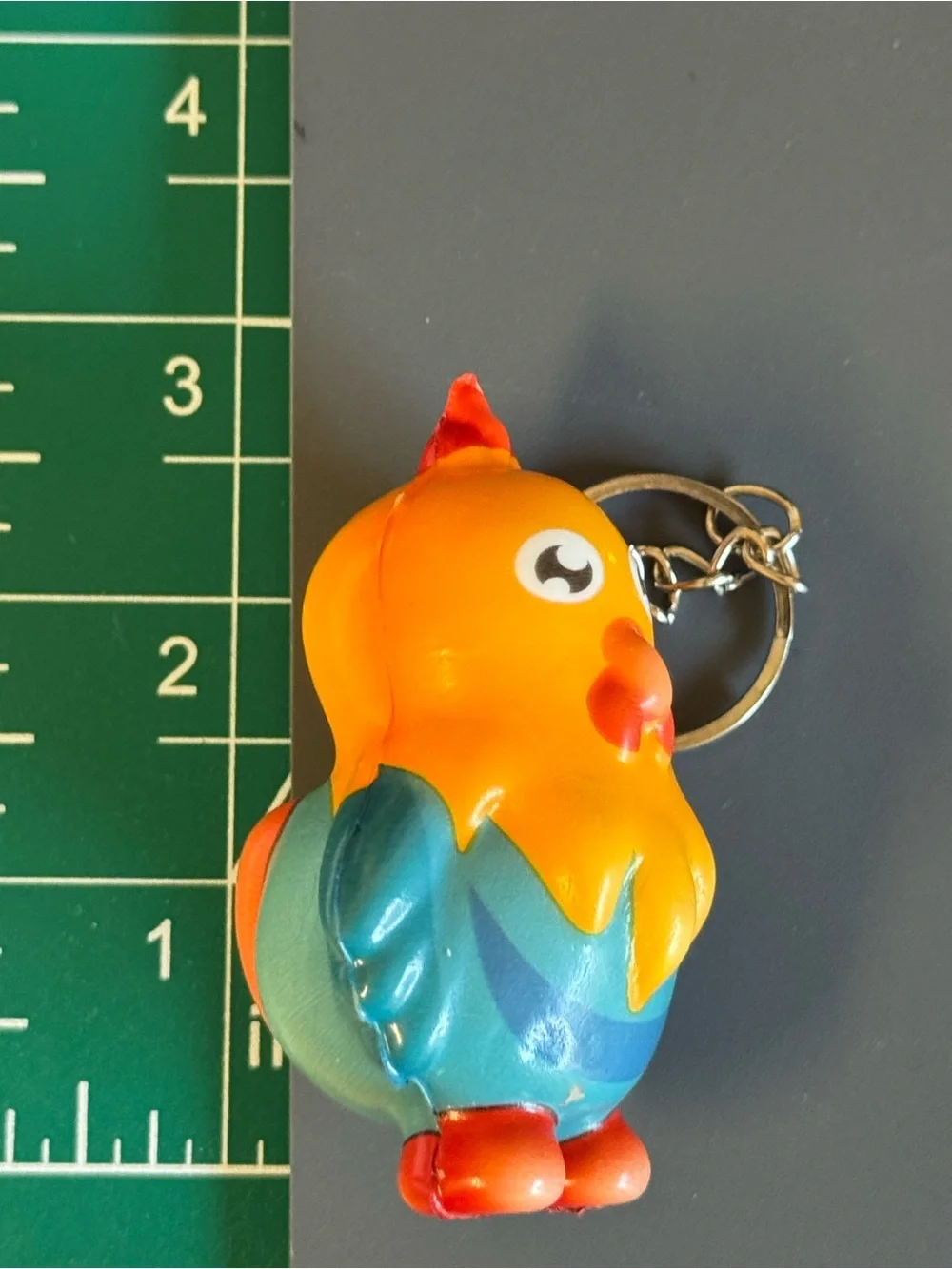 Brand New Cute Cartoon Chicken / Rooster Squishy Keychain TikTok Viral